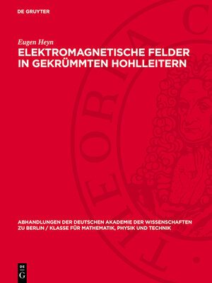 cover image of Elektromagnetische Felder in gekrümmten Hohlleitern